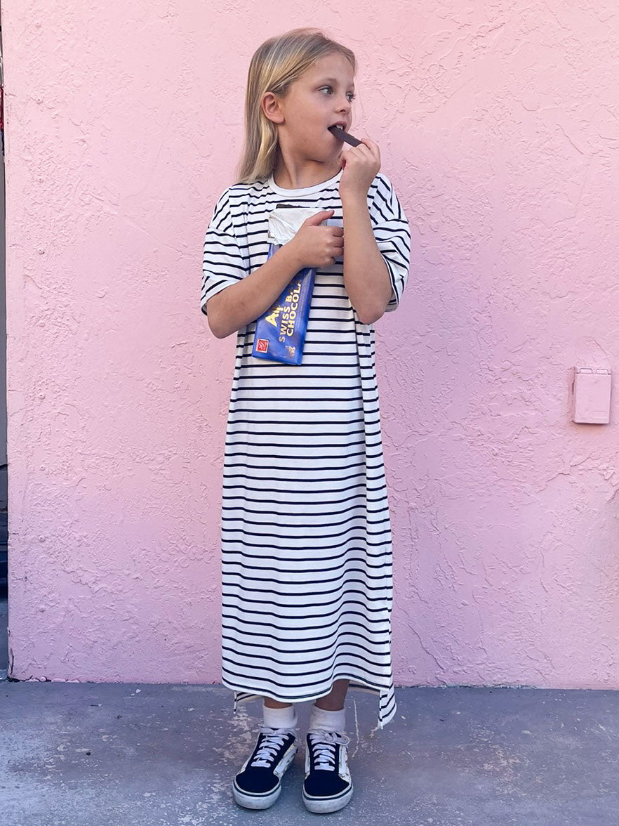 Striped Shirt Dress