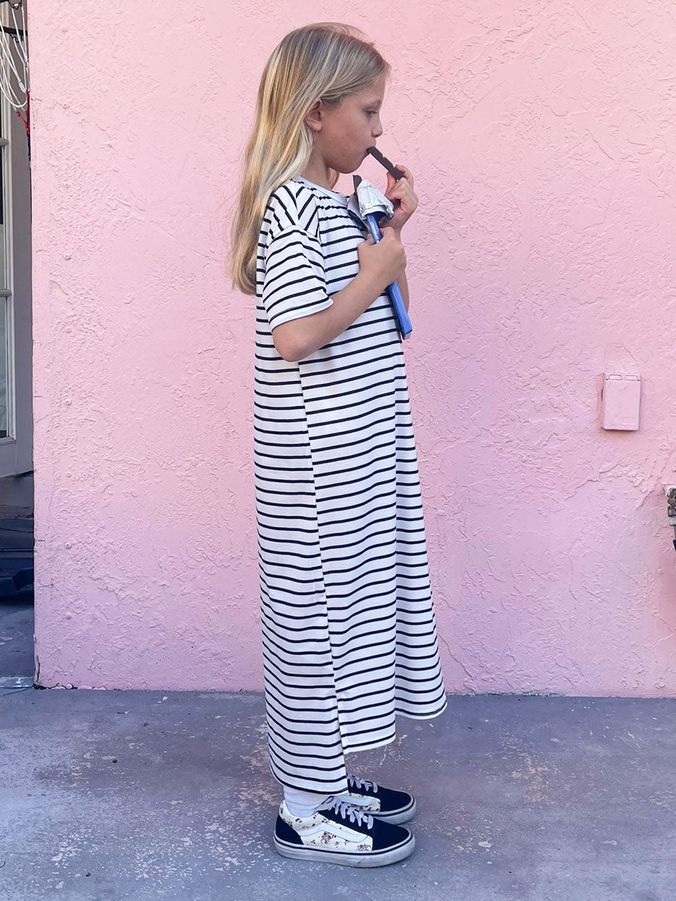 Striped Shirt Dress