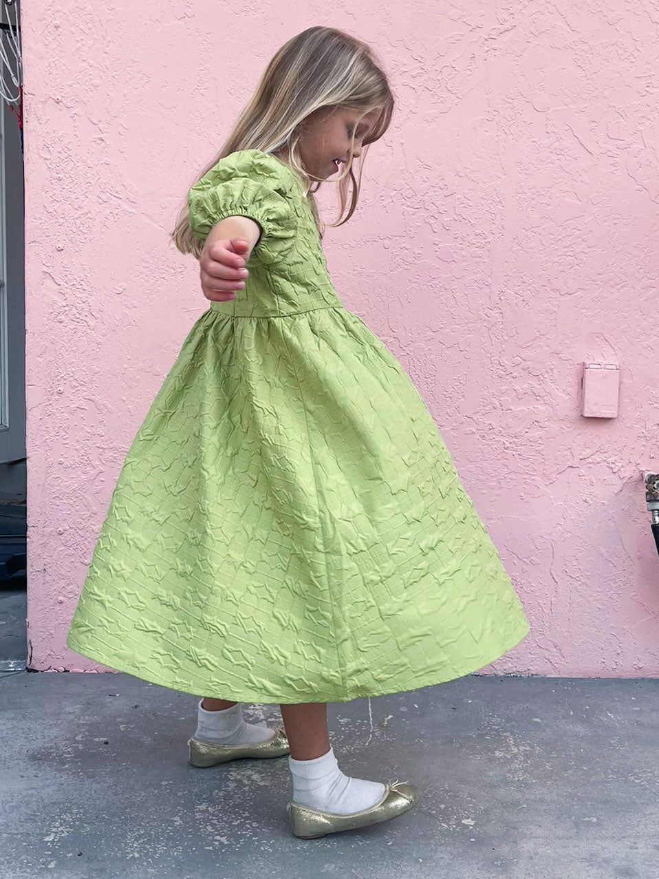 Balloon Sleeve Dress