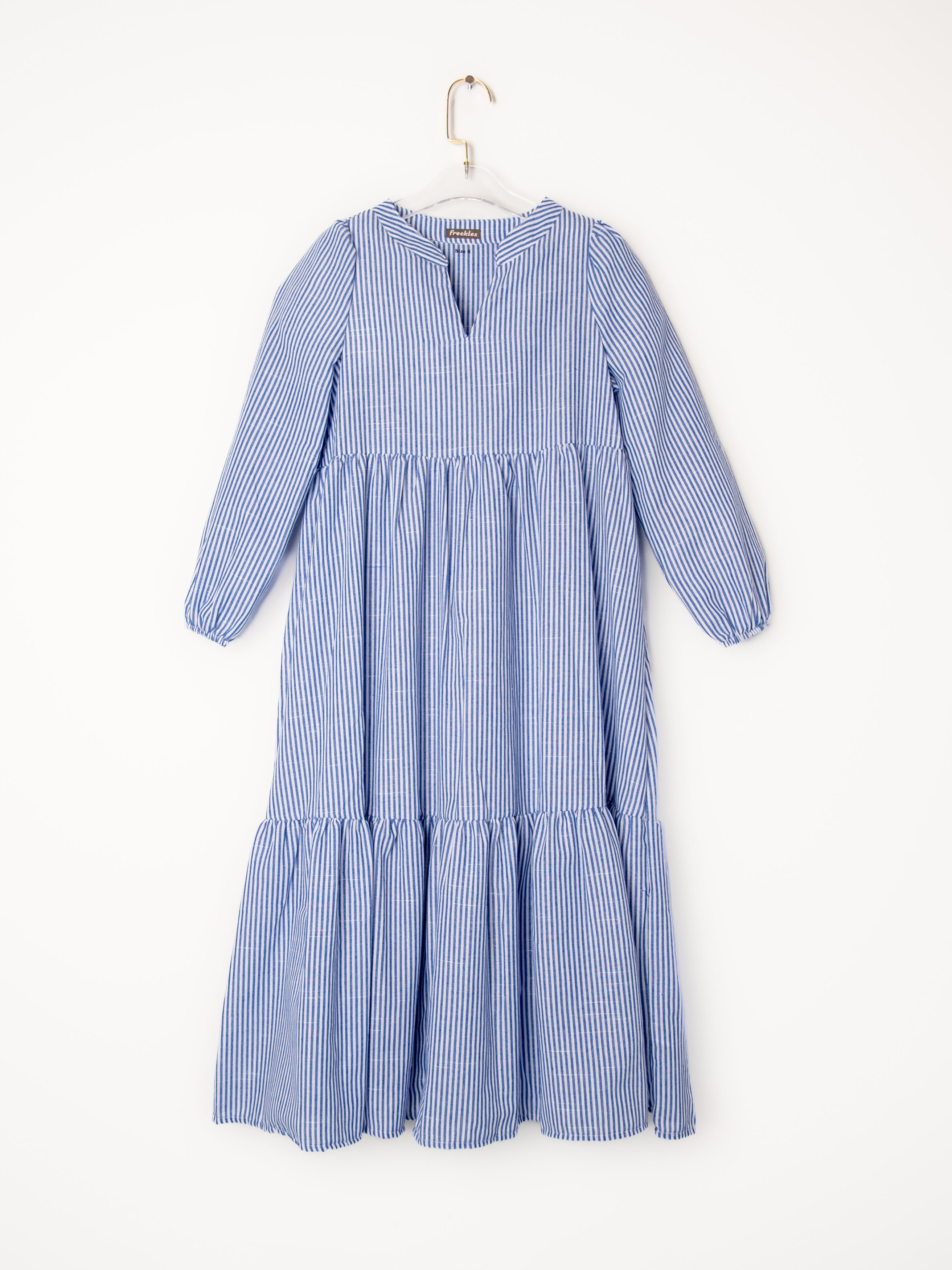 Striped long sleeve dress