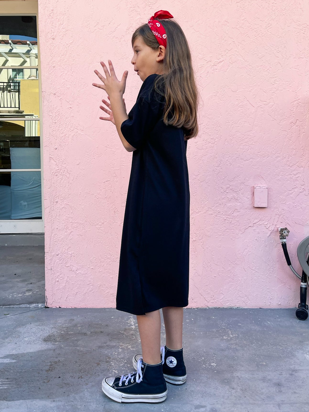 Black T-Shirt Dress