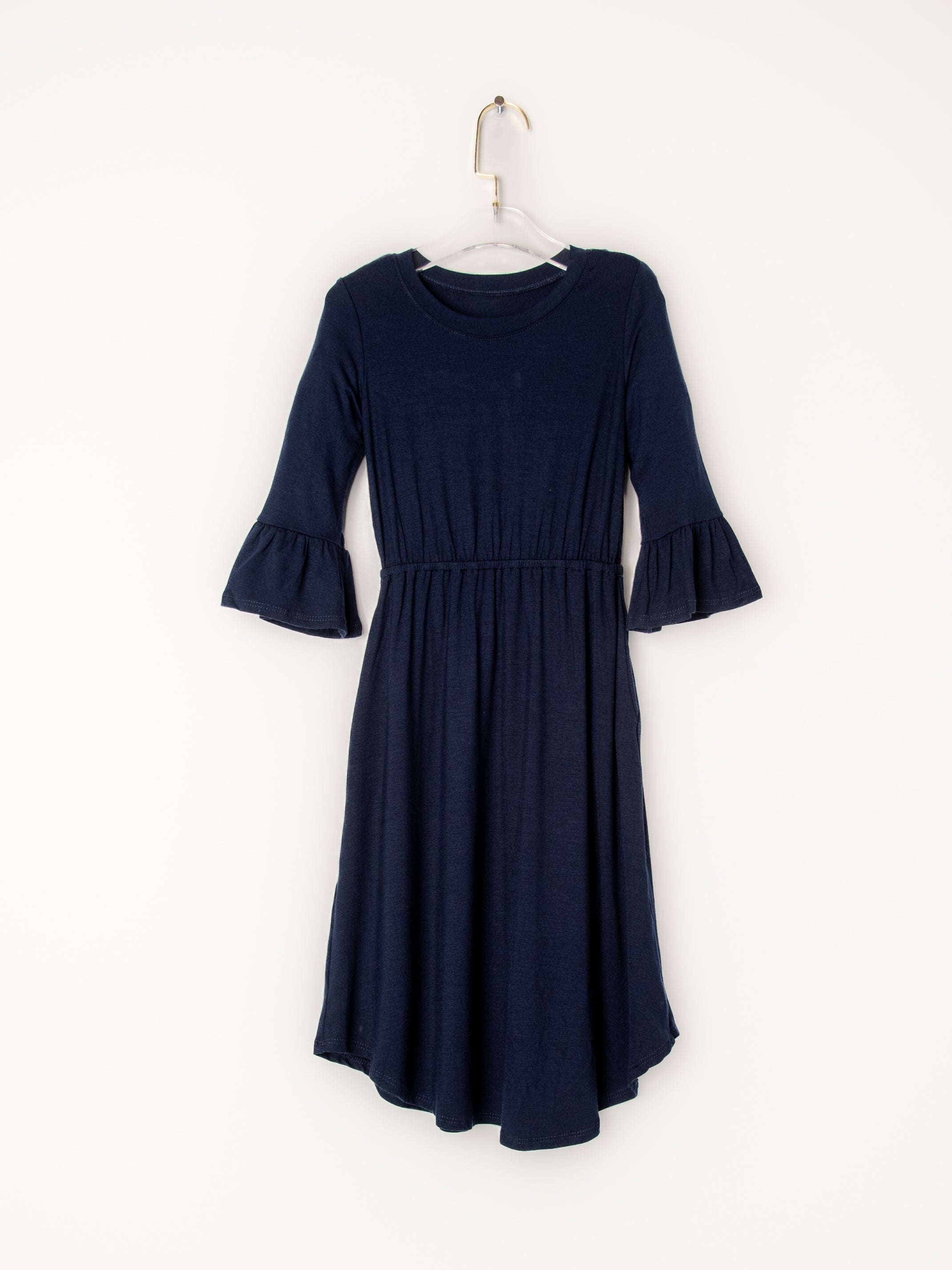 Girls Fit and Flare Midi Dress